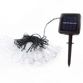 Solar Water Drop String Lights Outdoor